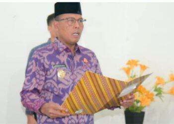 Pj. Bupati Dr. Sugeng Riyanta, SH.MH Melantik Wakil Ketua IV Baznas Kab. Tapanuli Tengah.