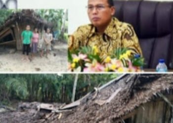 Pj. Bupati Dr. Sugeng Riyanta,SH.MH Serahkan Langsung Bantuan Kepada Korban Bencana Alam