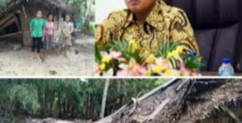 Pj. Bupati Dr. Sugeng Riyanta,SH.MH Serahkan Langsung Bantuan Kepada Korban Bencana Alam