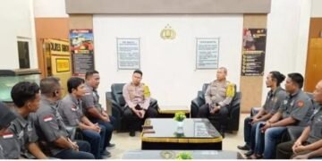 Kapolres Kota Sibolga AKBP Achmad Fauzy, SH.SIK.MIK Sambut Baik Kunjungan DPC PJS Sibolga-Tapteng