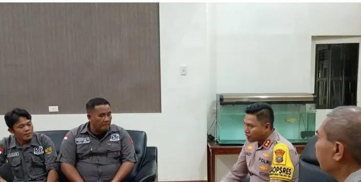 Kapolres Kota Sibolga AKBP Achmad Fauzy, SH.SIK.MIK Sambut Baik Kunjungan DPC PJS Sibolga-Tapteng