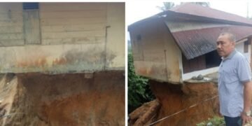 Camat Sorkam Upayakan Rumah Warga Yang Terkena Bencana Longsor, Agar Dapat Diperbaiki.