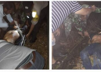 Warga Garut Tapanuli Tengah Dihebohkan Penemuan Mayat Pria Diselokan.
