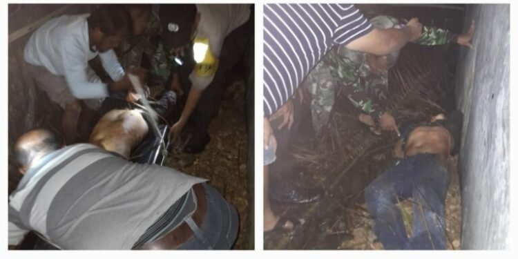 Warga Garut Tapanuli Tengah Dihebohkan Penemuan Mayat Pria Diselokan.