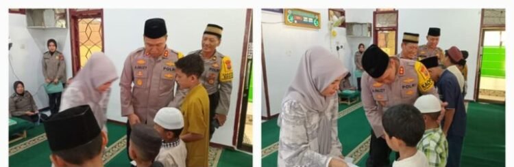 Polres Kota Sibolga Santuni Anak Yatim, Dilaksanakan di Masjid Nurul Ikhlas Aspol Kotabaringin.