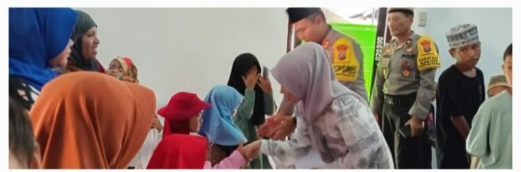 Polres Kota Sibolga Santuni Anak Yatim, Dilaksanakan di Masjid Nurul Ikhlas Aspol Kotabaringin.