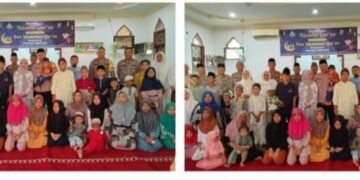 Polres Kota Sibolga Santuni Anak Yatim, Dilaksanakan di Masjid Nurul Ikhlas Aspol Kotabaringin.
