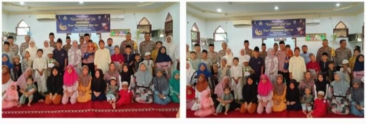 Polres Kota Sibolga Santuni Anak Yatim, Dilaksanakan di Masjid Nurul Ikhlas Aspol Kotabaringin.
