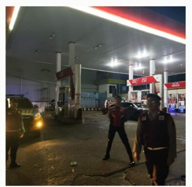 Polres Kota Sibolga Patroli ke Seluruh SPBU, Antisipasi Kecurangan.