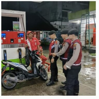 Polres Kota Sibolga Patroli ke Seluruh SPBU, Antisipasi Kecurangan.
