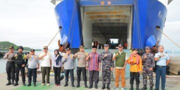 Polres Sibolga Bersama Forkopimda Check Pos Pengamanan Pelabuhan Lama (Pos Pam), Pos Pelayanan Aido (Pos Yan) dan Pos Terpadu Simpang Lima bersama