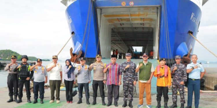 Polres Sibolga Bersama Forkopimda Check Pos Pengamanan Pelabuhan Lama (Pos Pam), Pos Pelayanan Aido (Pos Yan) dan Pos Terpadu Simpang Lima bersama