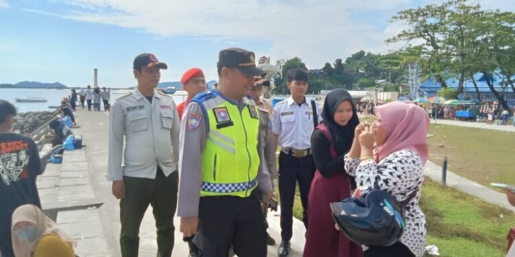 Antisipasi Gangguan Keamanan, Pos PAM Pelabuhan Lama Kita Sibolga Laksanakan Patroli Dialogis