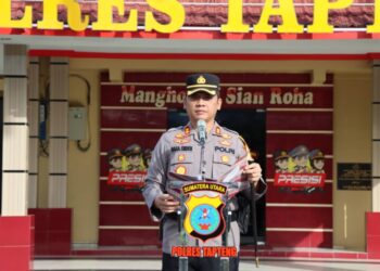Polres Tapanuli Tengah Gelar Upacara Kesadaran Nasional