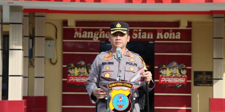 Polres Tapanuli Tengah Gelar Upacara Kesadaran Nasional