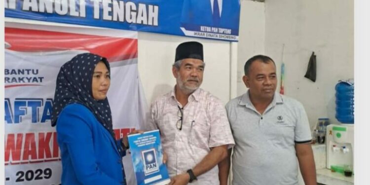 Empat Balon Bupati Ambil Formulir di Sekretariat DPD PAN Tapanuli Tengah