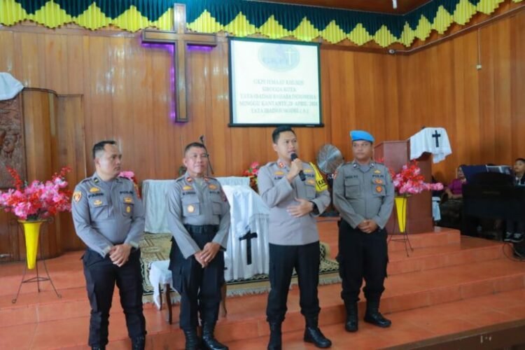 Jemaat Gereja GKPI Kota Sibolga, Apresiasi Dan Berterimakasih Atas Giat Kamtibmas Yang Dilaksanakan.