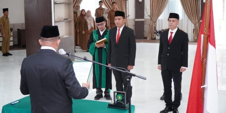 Pelantikan Pejabat Eselon II di Langkat, Faisal Hasrimy Titipkan Pesan Khusus.