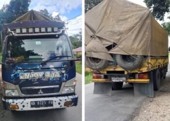 Truk Bermuatan Kayu Olahan Dengan Dokumen Terbang Kembali Ditemukan Di Sintang Balai Gakkum LHK Dan Polda Kalbar Diminta Bertindak