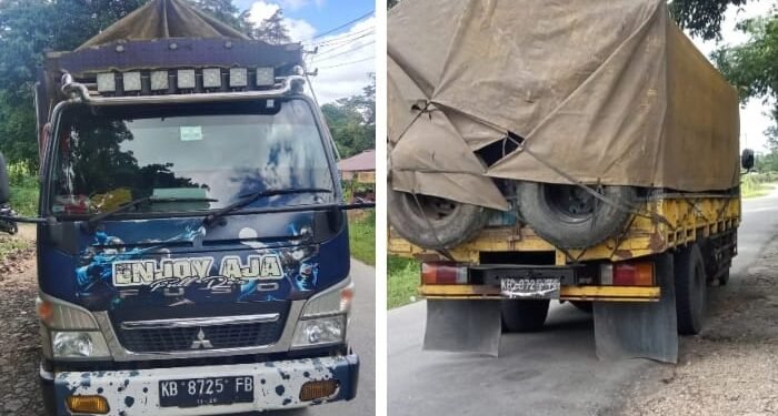 Truk Bermuatan Kayu Olahan Dengan Dokumen Terbang Kembali Ditemukan Di Sintang Balai Gakkum LHK Dan Polda Kalbar Diminta Bertindak