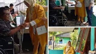 Ketua DPD II Partai Golkar Kota Sibolga Sumatera Utara Jamil Zeb Tumari, SH. MAP.MI.Com Beserta Istri Kunjungi Kediaman Wartawan,