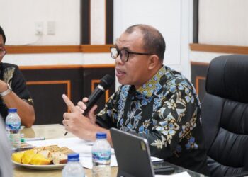 Pj Bupati Langkat Faisal Hasrimy Pimpin Rapat Evaluasi Kinerja Kepala OPD.