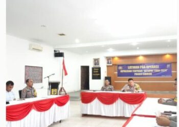 Polres Sibolga Tapanuli Tengah, Latihan Pra Oos Ketupat Tiba 2024