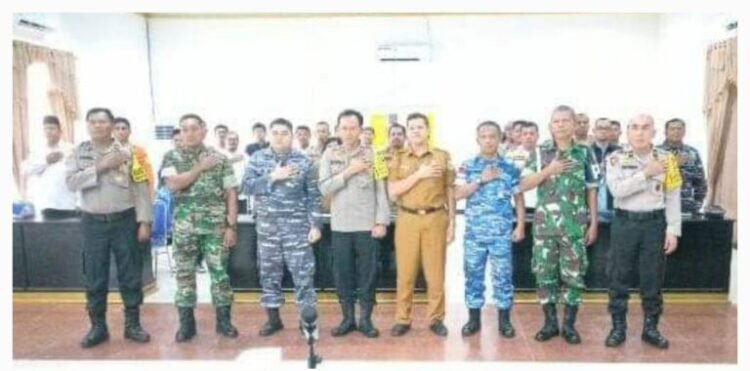 Pemkab. Tapanuli Tengah Bersama TNI – POLRI Gelar Rapat Pengamanan Idul Fitri 1445 H