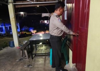 Antisipasi Kejahatan, Polres Sibolga Patroli ke Rumah-Rumah Kosong Yang Ditinggal Mudik Penghuni.