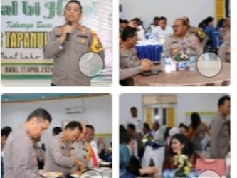 Polres Tapanuli Tengah Gelar Halal Bihalal Idul Fitri 1445 H.