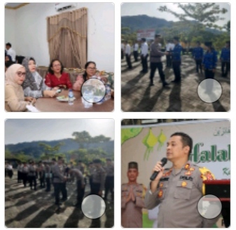 Polres Tapanuli Tengah Gelar Halal Bihalal Idul Fitri 1445 H.