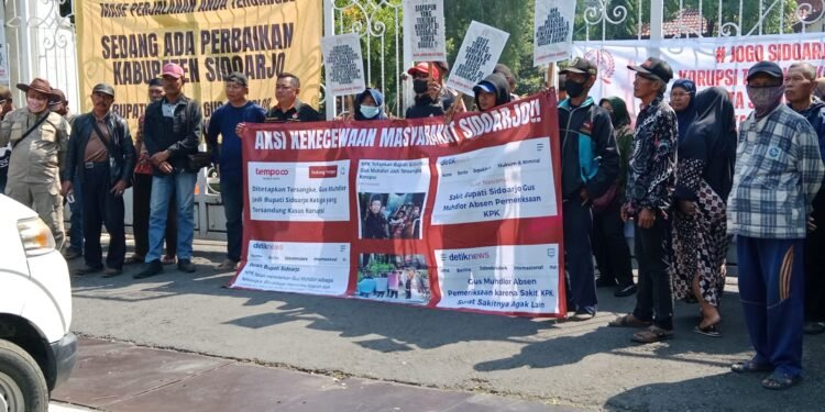 Pelita Prabu Sidoarjo Dukung KPK Jemput Paksa Bupati Sidoarjo Non Aktif Ahmad Muhdlir Ali