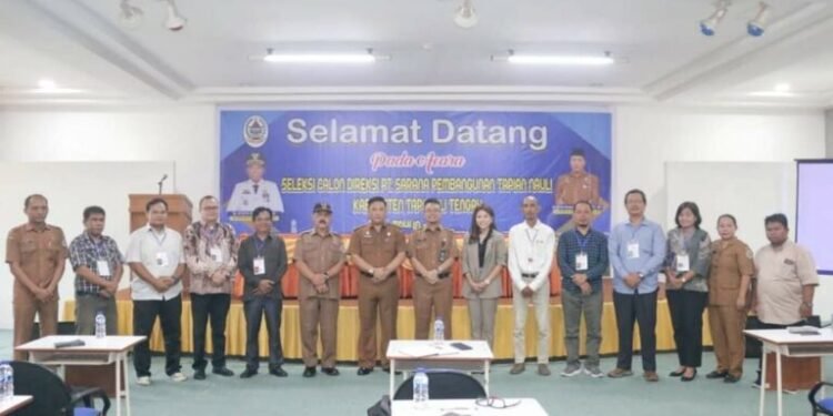 Pj. Sekdakab Tapanuli Tengah Membuka Secara Resmi Seleksi Calon Direksi PT. Sarana Pembangunan Tapian Nauli