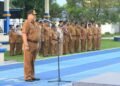 Saat Apel Gabungan ASN, Pj. Sekdakab Tapanuli Tengah, Ingatkan ASN Tentang Disiplin