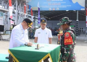 Pj. Sekdakab Tapanuli Tengah Secara Resmi Buka TMMD Ke- 120 Tahun 2024