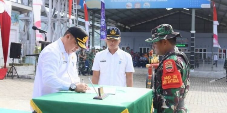 Pj. Sekdakab Tapanuli Tengah Secara Resmi Buka TMMD Ke- 120 Tahun 2024