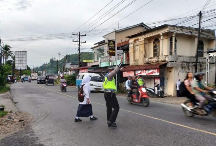 Polres Tapteng Sumut giat kan Strong Point
