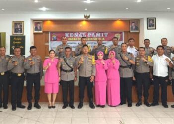 Kabag Ops Polresta Sibolga Serah Terima Jabatan Kepada Pejabat Baru.