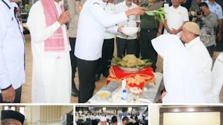 Pj. Bupati Tapanuli Tengah Tepung Tawari 107 Calon Jama’ah Haji.