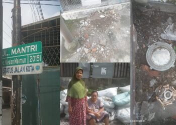 Emak – Emak Jalan Mantri Medan Maimun Kesal, Air PDAM Tirtanadi Satu Minggu Lebih Mati Total