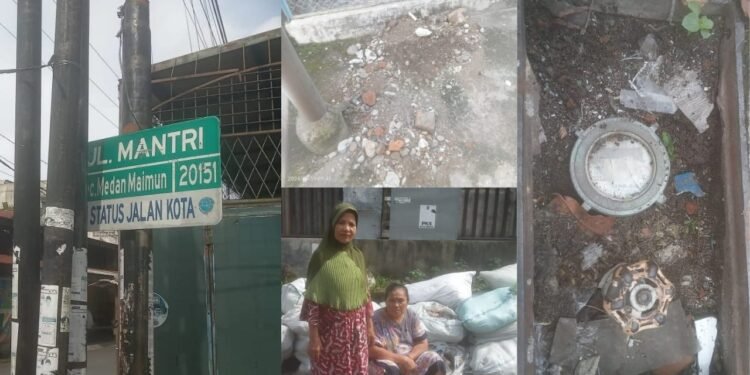 Emak – Emak Jalan Mantri Medan Maimun Kesal, Air PDAM Tirtanadi Satu Minggu Lebih Mati Total