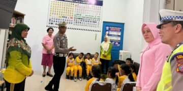 Polresta Sibolga Ajarkan Tertib Lalulintas Bagi Anak Usia Dini
