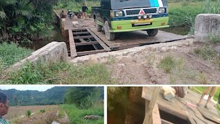 Rehab Jembatan Aek Badan Unte Mungkur Tapteng Sumut Diduga Proyek Siluman.