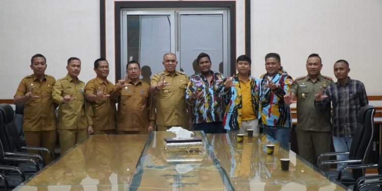 Pj Bupati Langkat Sambut Hangat Audiensi PKN di Rumah Dinas