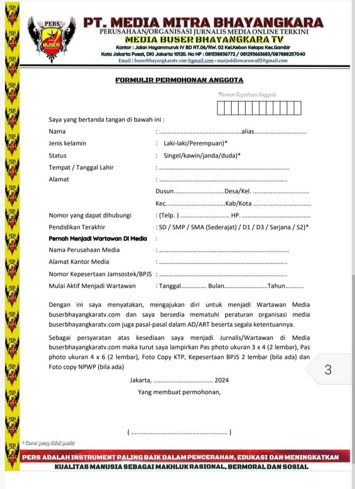 Demi Kesinambungan dan Tingginya Tuntutan Para Jurnalis Akhirya Tim Inti Manajemen Media Buser Bhayangkara.Tv Adakan Rapat Pleno Di Perluas Untuk Pembenahan Legalstending dan Pemerajaan Struktur Dalam Box Redaksi Media