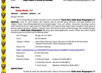 Demi Kesinambungan dan Tingginya Tuntutan Para Jurnalis Akhirya Tim Inti Manajemen Media Buser Bhayangkara.Tv Adakan Rapat Pleno Di Perluas Untuk Pembenahan Legalstending dan Pemerajaan Struktur Dalam Box Redaksi Media