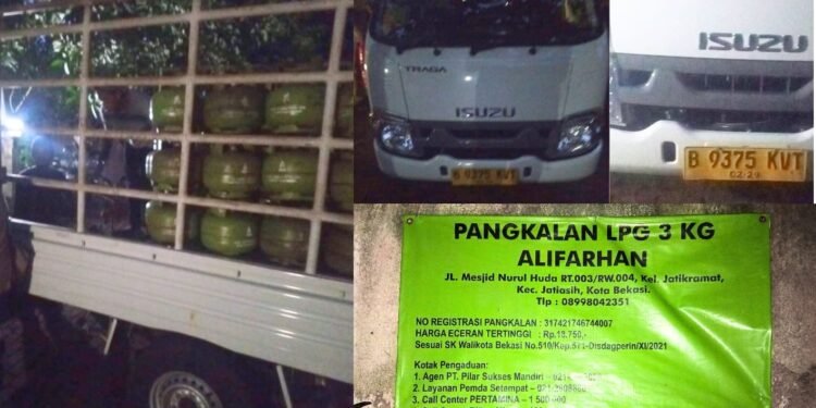 Diduga Aktifitas Ilegal,,,!!! 200 Tabung LPG 3 Kg di Bawa Tidak Disertai Surat Jalan, Tidak Jelas Delivery Order dan PO nya Serta Bill of Loading Pengangkutan Dari My Pertamina