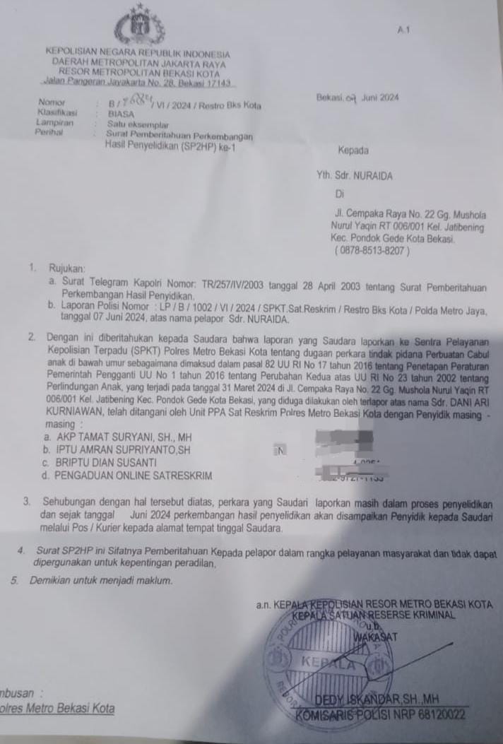 Kasus Pencabulan Yang Dilakukan Bapak Ke Anak Kandung, ASPPA Minta Polisi Segara Tangkap Pelakunya