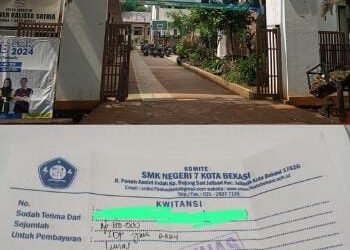 Kepsek SMKN 7 Kota Bekasi Akui Pungut Uang Pada Siswa Untuk Bangun Sekolah