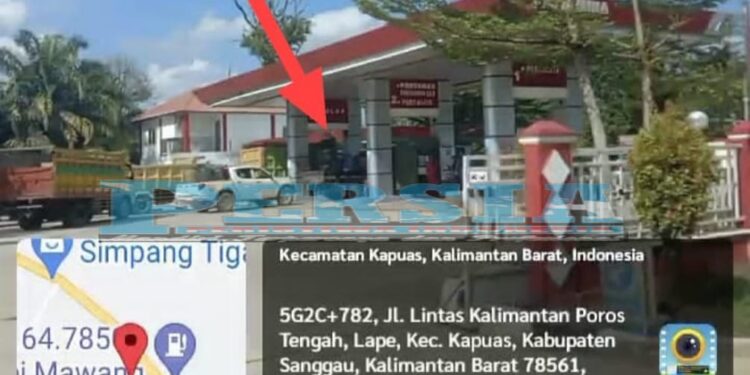 Lapor,Pak Kapolda Kalbar, Pak Erik Tohir..SPBU 64.785.05 di Duga Layani Antrian BBM Bersubsidi Besar besaran, Rakyat Minta Segera Lakukan Penindakan